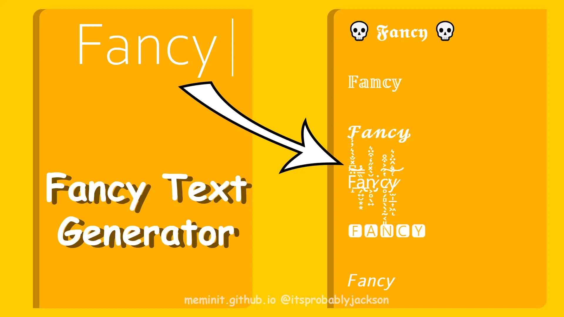 Fancy Text Generator
